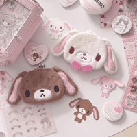 Thumbnail for Genuine Sanrio Sugarbunnies Plush Mouth Gold Bag - ArtGalleryZen