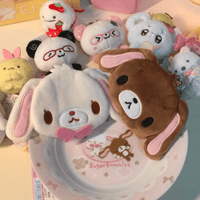 Thumbnail for Genuine Sanrio Sugarbunnies Plush Mouth Gold Bag - ArtGalleryZen