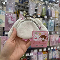 Thumbnail for Genuine Sanrio Sugarbunnies Plush Mouth Gold Bag - ArtGalleryZen
