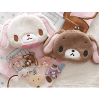 Thumbnail for Genuine Sanrio Sugarbunnies Plush Mouth Gold Bag - ArtGalleryZen