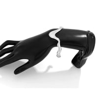 Thumbnail for Geometric Abstract Flow Water Open Cuff Bracelet - ArtGalleryZen