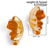 Thumbnail for Geometric Abstract Folding Maple Leaf Earrings