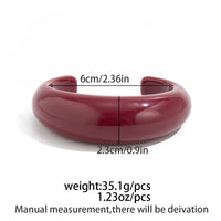 Thumbnail for Geometric Chunky Glossy Bangle Bracelet Set - ArtGalleryZen