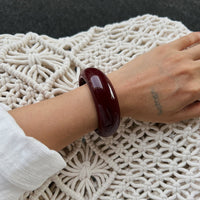 Thumbnail for Geometric Chunky Glossy Bangle Bracelet Set - ArtGalleryZen