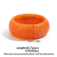 Thumbnail for Geometric Chunky Glossy Bangle Bracelet Set - ArtGalleryZen