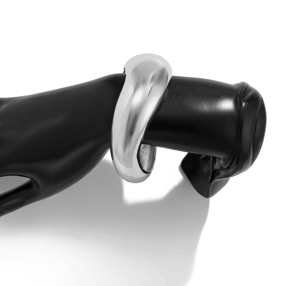 Geometric Chunky Gold Silver Tone Curved Wide Cuff Bangle Bracelet - ArtGalleryZen