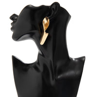 Thumbnail for Geometric Chunky Irregular Twisted Dangle Earrings - ArtGalleryZen