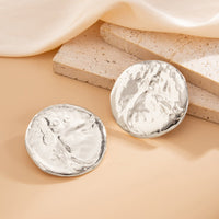 Thumbnail for Geometric Chunky Moon Stud Earrings - ArtGalleryZen