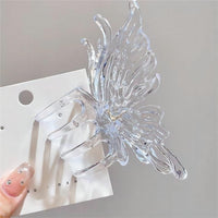 Thumbnail for Geometric Crystal Hollow Butterfly Chignon Claw Clip Hair Clip - ArtGalleryZen