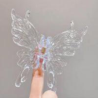 Thumbnail for Geometric Crystal Hollow Butterfly Chignon Claw Clip Hair Clip - ArtGalleryZen