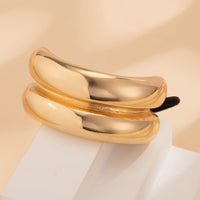 Thumbnail for Geometric Curved Metallic Elastic Hair Tie - ArtGalleryZen