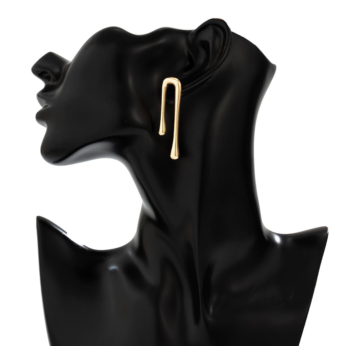 Geometric Glossy Flow Waterdrop Earrings - ArtGalleryZen