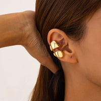 Thumbnail for Geometric Glossy Irregular Pattern Ear Wrap Earring - ArtGalleryZen