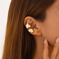 Thumbnail for Geometric Glossy Irregular Pattern Ear Wrap Earrings