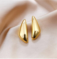 Thumbnail for Geometric Glossy Triangle Dangle Earrings - ArtGalleryZen