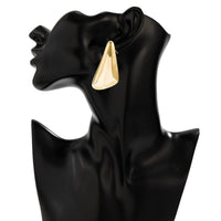 Thumbnail for Geometric Glossy Triangle Dangle Earrings - ArtGalleryZen