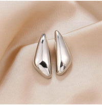 Thumbnail for Geometric Glossy Triangle Dangle Earrings - ArtGalleryZen