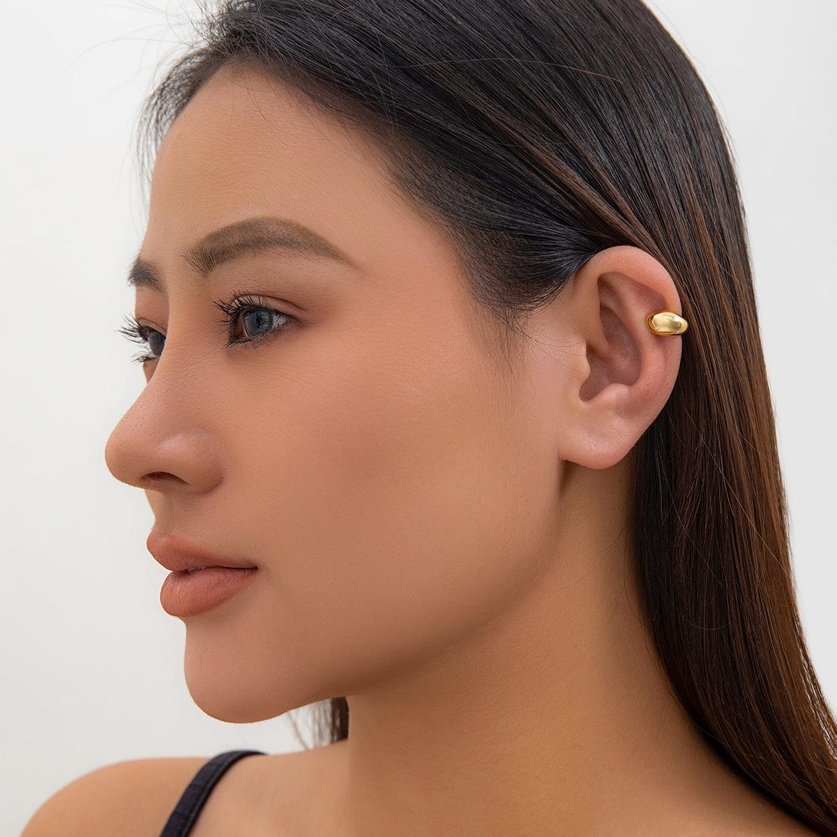 Geometric Gold Silver Plated Ear Cuff Earrings - ArtGalleryZen