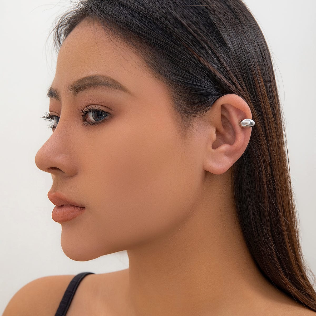 Geometric Gold Silver Plated Ear Cuff Earrings - ArtGalleryZen