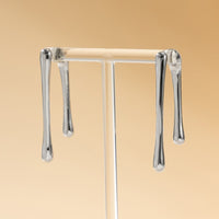 Thumbnail for Geometric Gold Silver Plated Flow Waterdrop Earrings - ArtGalleryZen