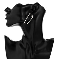 Thumbnail for Geometric Gold Silver Plated Flow Waterdrop Earrings - ArtGalleryZen