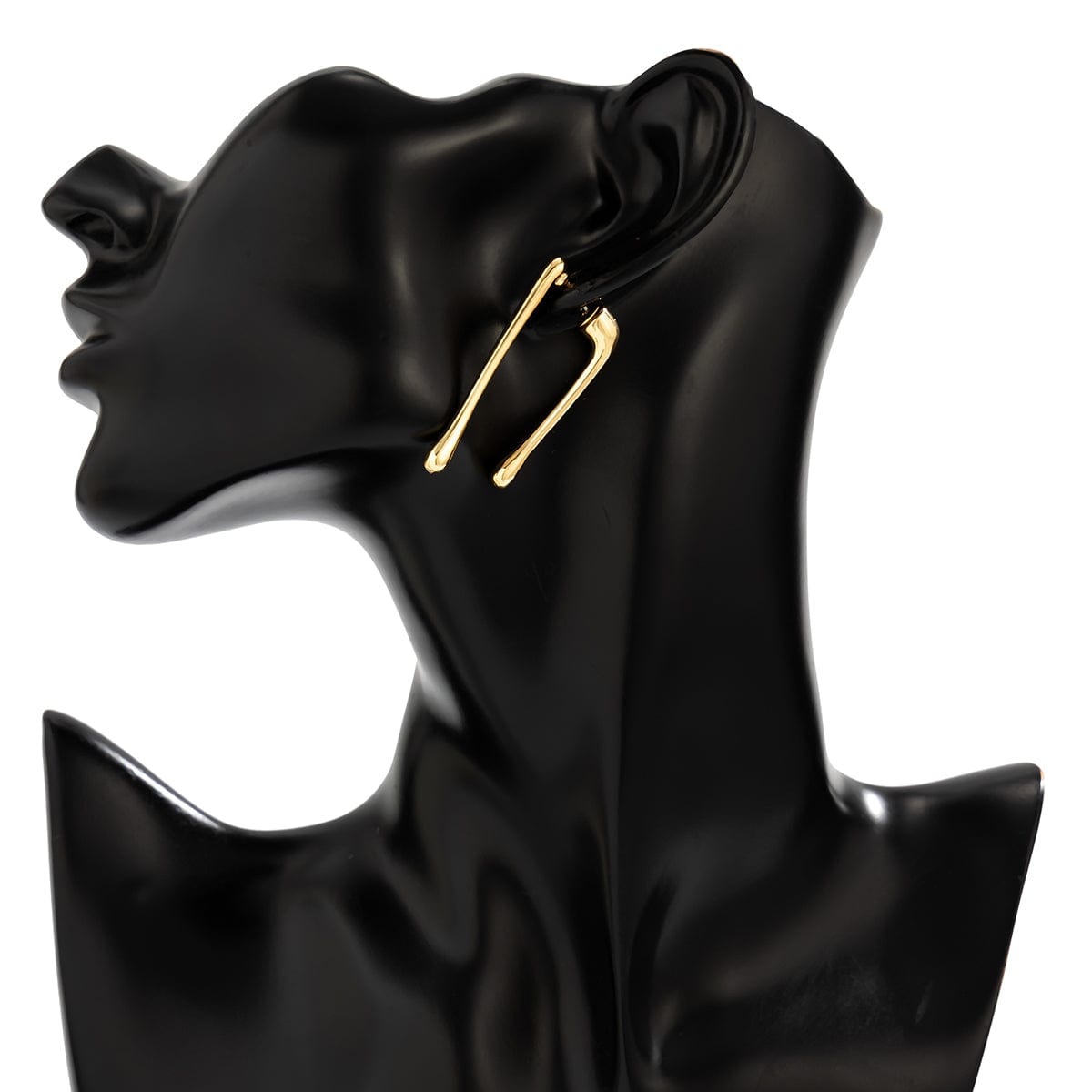 Geometric Gold Silver Plated Flow Waterdrop Earrings - ArtGalleryZen