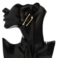 Thumbnail for Geometric Gold Silver Plated Flow Waterdrop Earrings - ArtGalleryZen