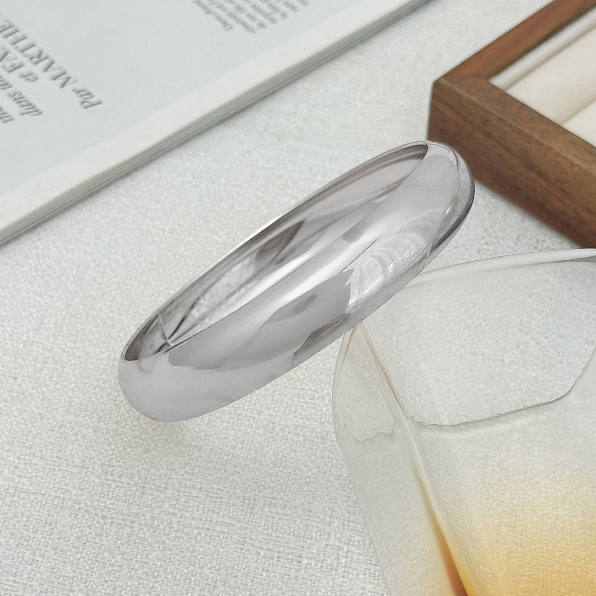 Geometric Gold Silver Plated Glossy Arm Cuff - ArtGalleryZen