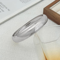 Thumbnail for Geometric Gold Silver Plated Glossy Arm Cuff - ArtGalleryZen