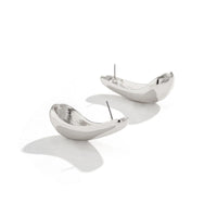 Thumbnail for Geometric Gold Silver Tone Metallic Dangle Earrings - ArtGalleryZen