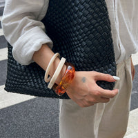 Thumbnail for Geometric Gradient Square Bangle Bracelet Set - ArtGalleryZen