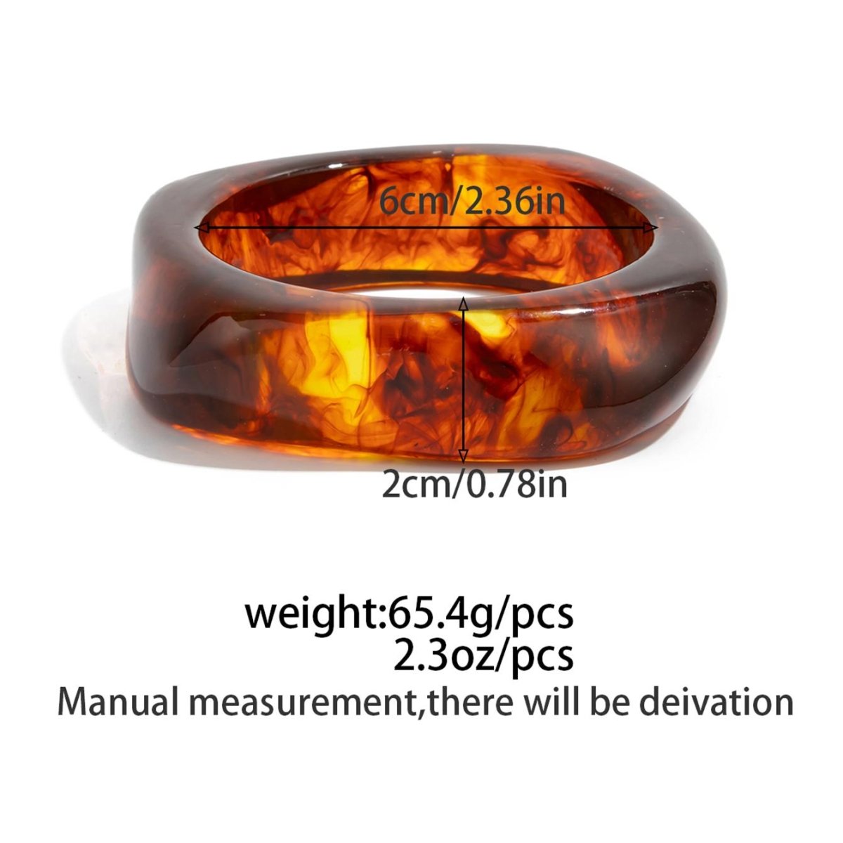 Geometric Gradient Square Bangle Bracelet Set - ArtGalleryZen