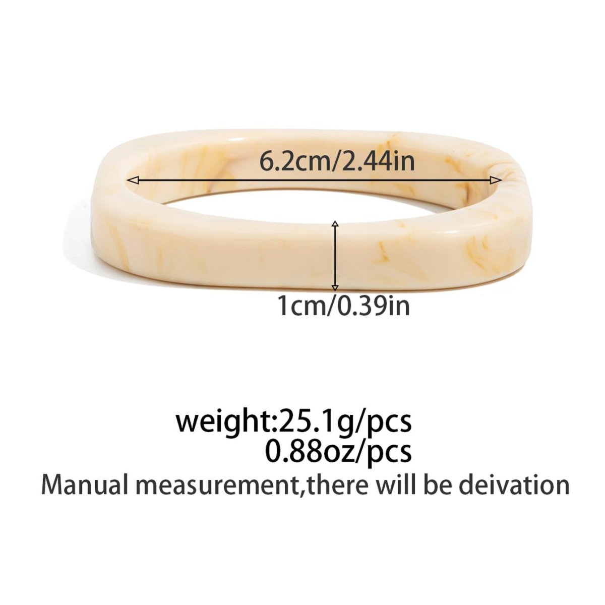 Geometric Gradient Square Bangle Bracelet Set - ArtGalleryZen