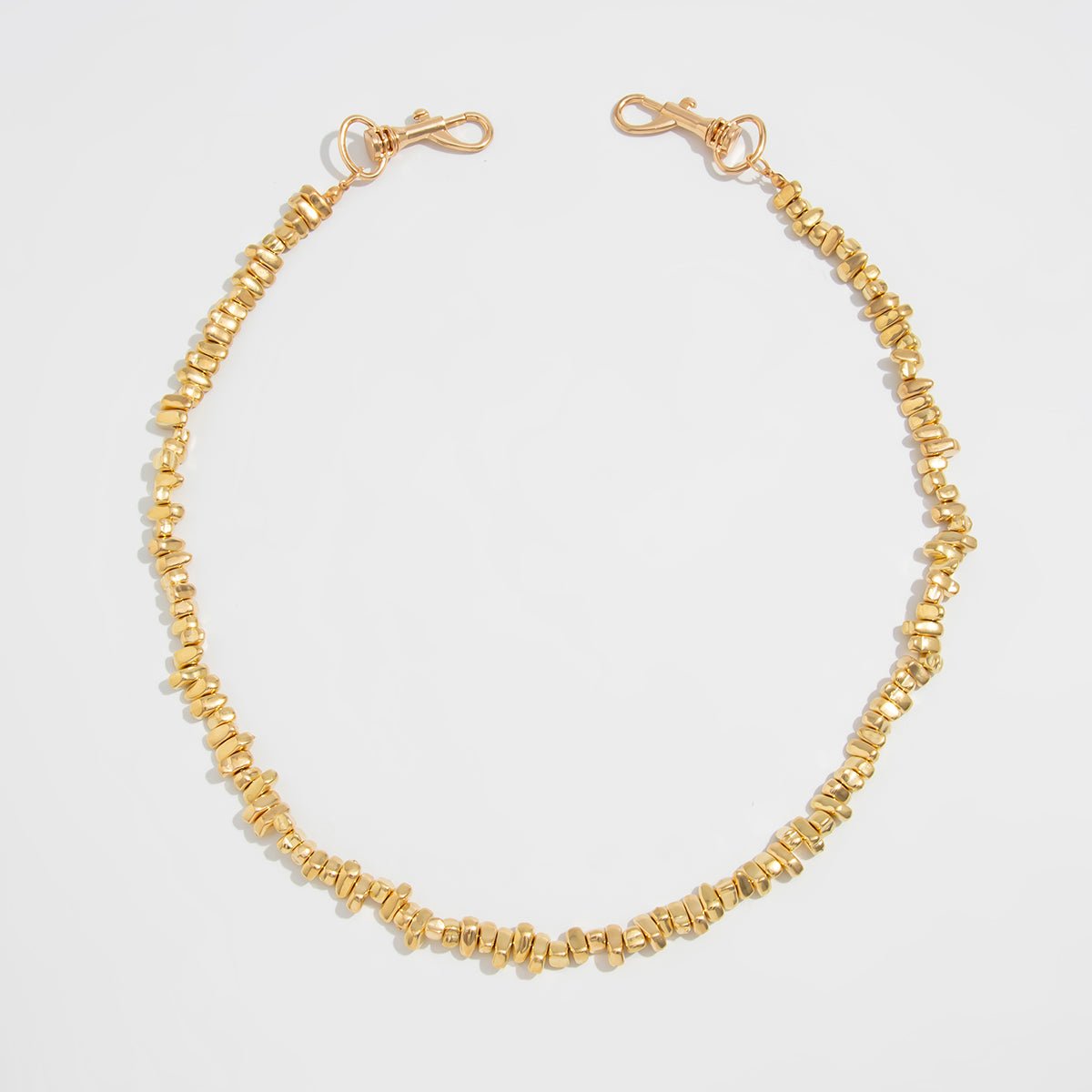 Geometric Irregular Beaded Trouser Chain - ArtGalleryZen