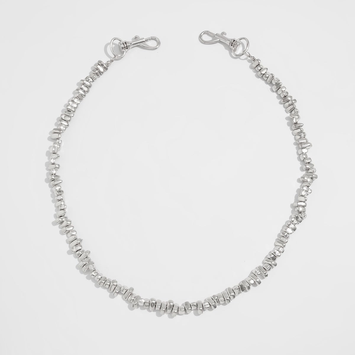 Geometric Irregular Beaded Trouser Chain - ArtGalleryZen