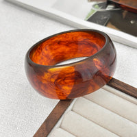 Thumbnail for Geometric Irregular Gradient Resin Bangle Bracelet Set - ArtGalleryZen
