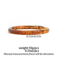 Thumbnail for Geometric Irregular Gradient Resin Bangle Bracelet Set - ArtGalleryZen