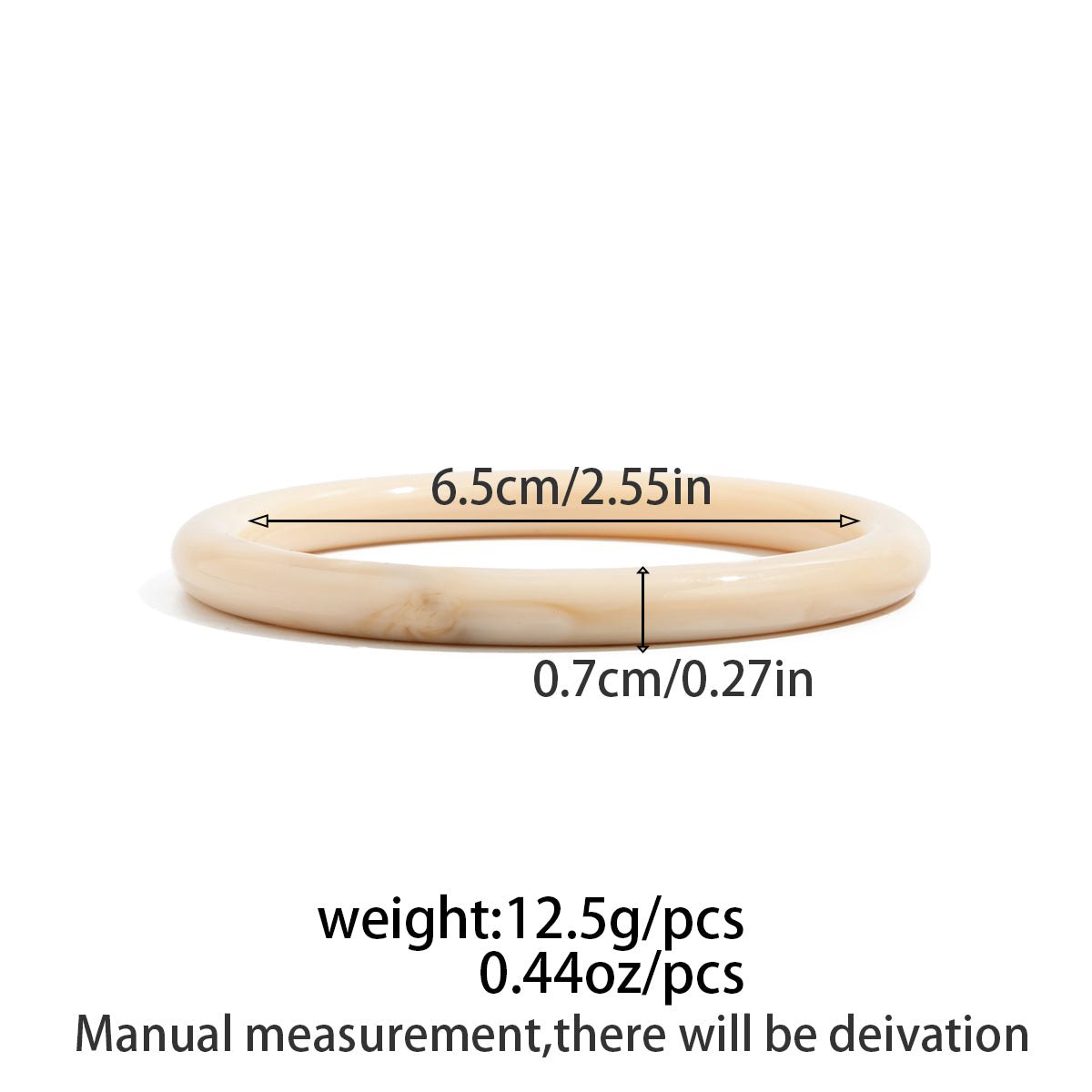 Geometric Irregular Gradient Resin Bangle Bracelet Set - ArtGalleryZen