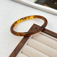 Thumbnail for Geometric Irregular Gradient Resin Bangle Bracelet Set - ArtGalleryZen