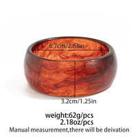 Thumbnail for Geometric Irregular Gradient Resin Bangle Bracelet Set - ArtGalleryZen