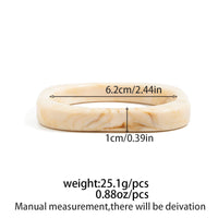 Thumbnail for Geometric Irregular Gradient Resin Bangle Bracelet Set - ArtGalleryZen