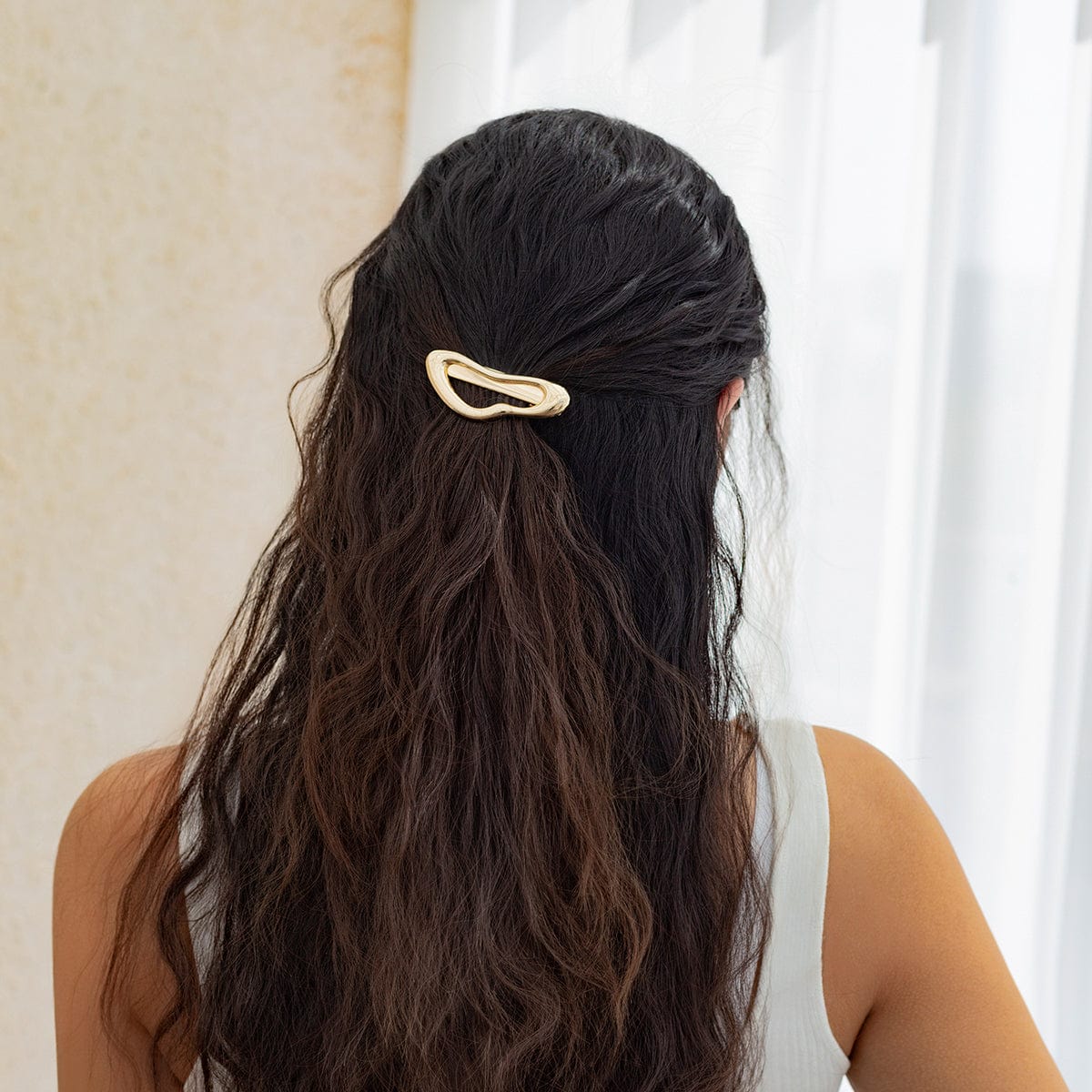 Geometric Irregular Hoop Hair Clip