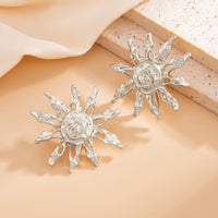 Thumbnail for Geometric Irregular Sun Stud Earrings - ArtGalleryZen