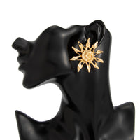 Thumbnail for Geometric Irregular Sun Stud Earrings - ArtGalleryZen