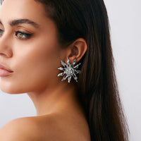 Thumbnail for Geometric Irregular Sun Stud Earrings - ArtGalleryZen