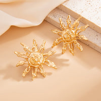 Thumbnail for Geometric Irregular Sun Stud Earrings - ArtGalleryZen