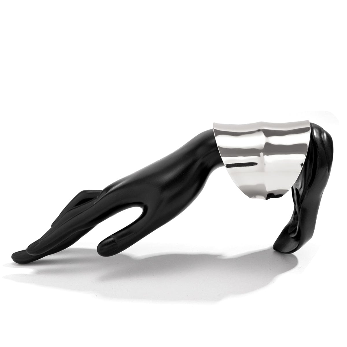 Geometric Irregular Wide Open Cuff Bracelet - ArtGalleryZen