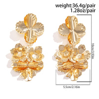 Thumbnail for Gorgeous Leaf Flower Bouquet Dangle Earrings - ArtGalleryZen