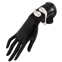 Thumbnail for Geometric Minimalist Duo Waterdrop Bangle Bracelet - ArtGalleryZen