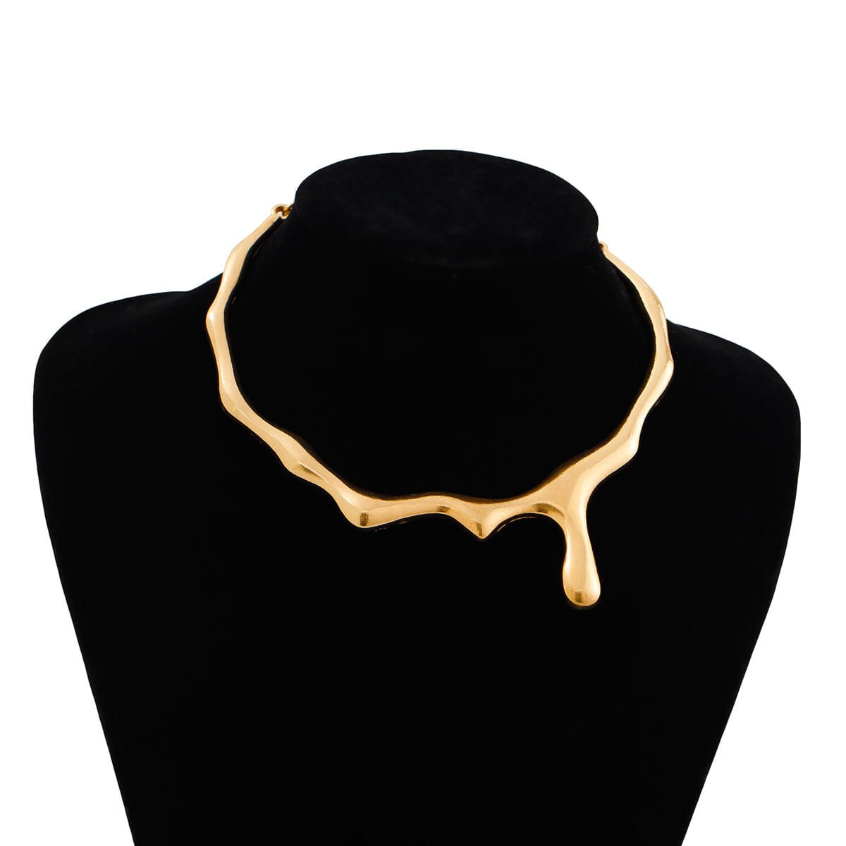 Geometric Minimalist Flow Waterdrop Collar Necklace